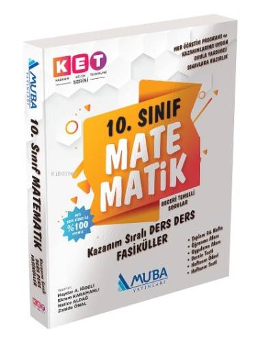 1408 KET Serisi 10.Sınıf Matematik Defter ve Kitap - 1