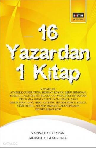 16 Yazardan 1 Kitap - 1