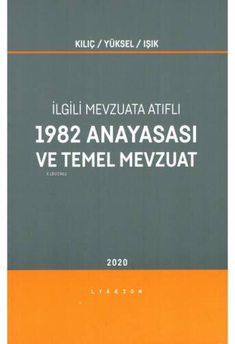 1982 Anayasası ve Temel Mevzuat - 1