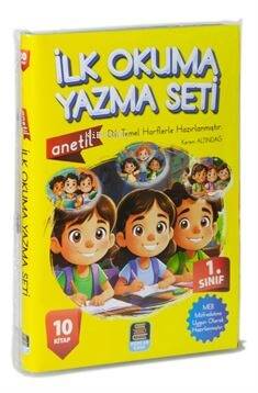 1.Sınıf Anetil İlk Okuma Yazma Seti (10 Kitap)Renkli Resimli Dik Temel Harlerle Hazırlanmıştır;Yeni Meb Müfredatına Uygun - 1