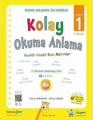 1.Sınıf Kolay Okuma Anlama - 2.Döneme Hazırlık - 1