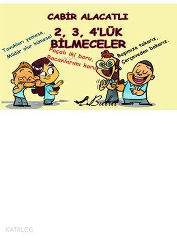 2, 3, 4'lük Bilmeceler; 8+ Yaş - 1