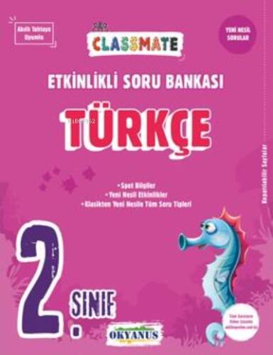 2. Sınıf Classmate Türkçe Etkinlikli Soru Bankası - 1