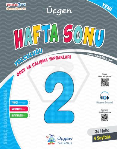 2. Sınıf Hafta Sonu - Ödev Ve Çalışma Yaprakları 36 Hafta - 2024 - 1