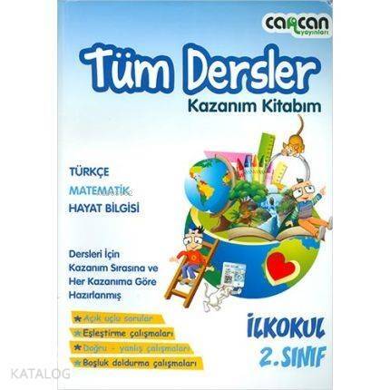 2. Sınıf Tüm Dersler Kazanım Kitabım - 1