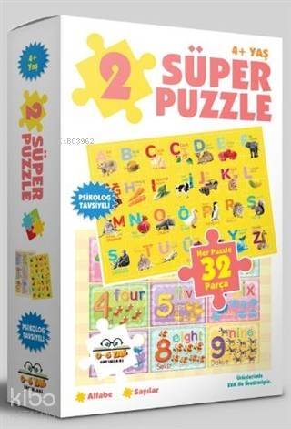 2 Süper Puzzle / Alfabe - Sayılar 4+ Yaş - 1