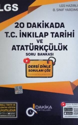 20 Dakikada Lgs T.C İnkılap Tarihi Ve Atatürkçülük Soru Bankası - 1