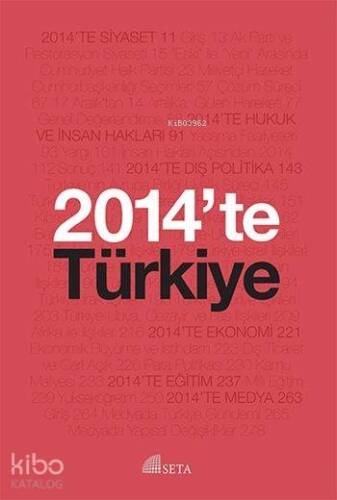 2014'te Türkiye; Seta Yıllığı - 1