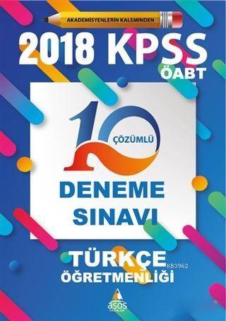 2018 KPSS ÖABT Türkçe Öğretmenliği 10 Çözümlü Deneme Sınavı - 1