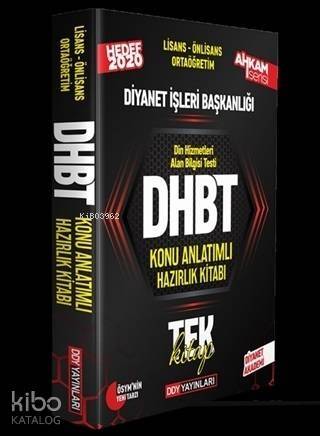 2020 DHBT Ahkam Serisi Tüm Adaylar Konu Anlatımlı Hazırlık Kitabı - 1