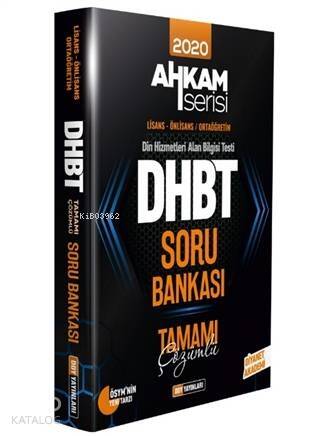 2020 DHBT Ahkam Serisi Tüm Adaylar Soru Bankası - 1