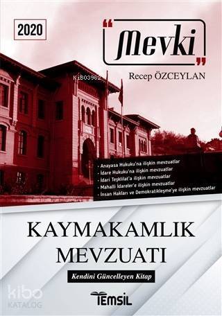 2020 Mevki Kaymakamlık Mevzuatı - 1