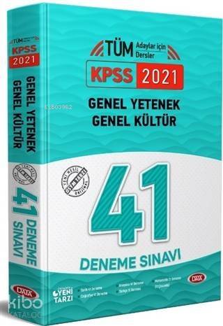 2021 KPSS Genel Yetenek - Genel Kültür 41 Deneme Sınavı - 1