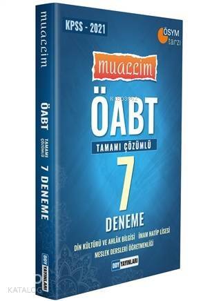 2021 ÖABT Muallim Din Kültürü ve Ahlak Bilgisi İmam Hatip Lisesi Meslek Dersleri Öğretmenliği; Tamamı Çözümlü 7 Deneme - 1