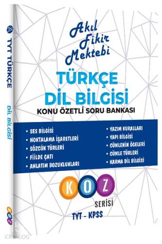 2021 Türkçe Dil Bilgisi Konu Özetli Soru Bankası - 1