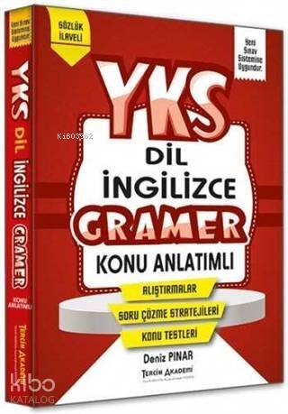 2021 YKS Dil İngilizce Gramer Türkçe Açıklamalı ve Kapsamlı Konu Anlatımı Kitabı - 1