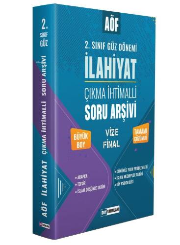 2022 AÖF İlahiyat 2. Sınıf Güz Dönemi Çıkmış Soru Arşivi Tamamı Çözümlü - 1