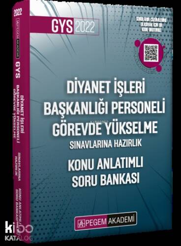 2022 Diyanet İşleri Başkanlığı Personeli Görevde Yükselme Sınavlarına Hazırlık Konu Anlatımlı Soru Bankası - 1