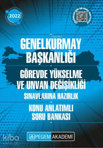 2022 Genelkurmay Başkanlığı Görevde Yükselme Konu Anlatımlı Soru Bankası - 1