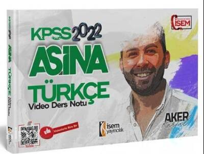 2022 KPSS Aşina Türkçe;Video Ders Notu - 1