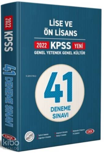 2022 KPSS Genel Yetenek Genel Kültür Lise ve Ön Lisans 41 Deneme Sınavı - 1