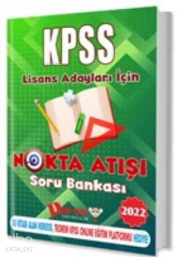 2022 KPSS Lisans Nokta Atışı Soru Bankası - 1