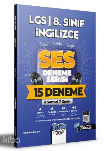 2022 LGS 8.Sınıf İngilizce SES Deneme Serisi 15 Deneme - 1