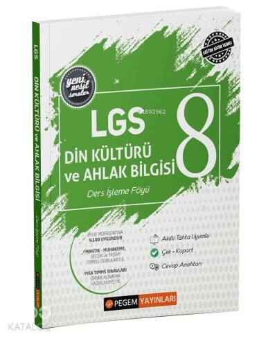 2022 LGS Din Kültürü ve Ahlak Bilgisi Ders İşleme Föyü - 1