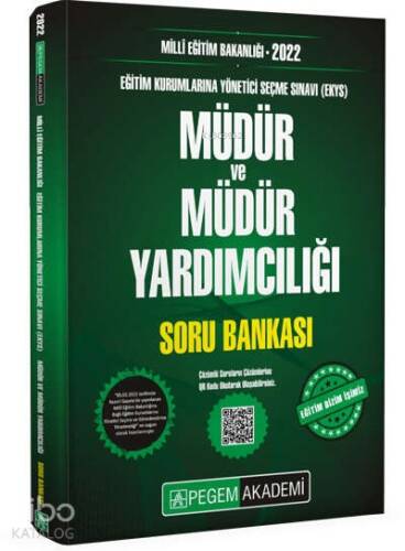 2022 Milli Eğitim Bakanlığı Eğitim Kurumlarına Yönetici Seçme Sınavı (EKYS)Müdür Ve Müdür Yardımcılığı Soru Bankası - 1