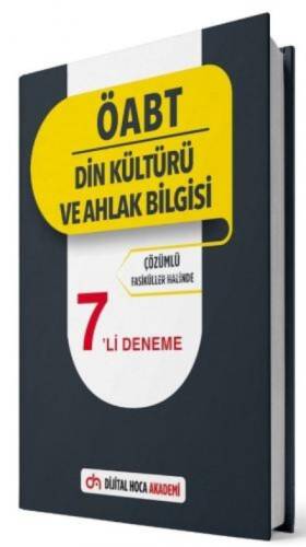 2022 ÖABT Din Kültürü ve Ahlak Bilgisi Öğretmenliği 7li Deneme Çözümlü Dijital Hoca Akademi - 1