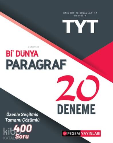 2022 TYT Bi Dünya Paragraf 20 Deneme - 1