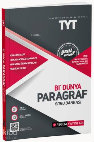 2022 Üniversite Sınavlarına Hazırlık TYT Bi’ Dünya Paragraf Soru Bankası - 1