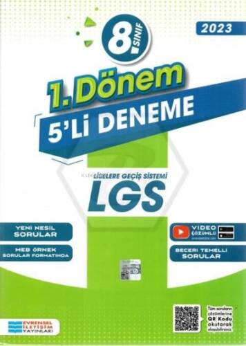 2023 8.Sınıf LGS 1.Dönem 5'li Deneme - 1