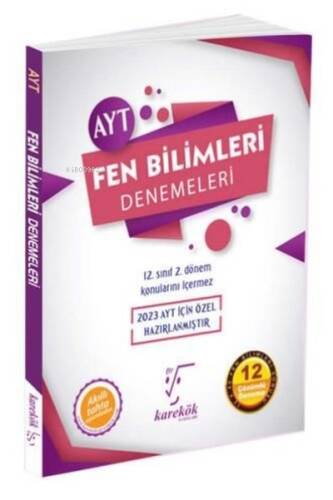 2023 AYT Fen Bilimleri Özel 12'li Deneme - 1