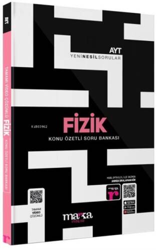 2023 AYT Fizik Konu Özetli Yeni Nesil Soru Bankası Tamamı Video Çözümlü Marka Yayınları - 1