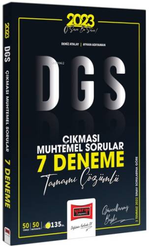 2023 DGS Çıkması Muhtemel Sorular Tamamı Çözümlü 7 Denem - 1