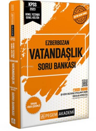 2023 Ezberbozan KPSS Genel Yetenek Genel Kültür Vatandaşlık Soru Bankası - 1