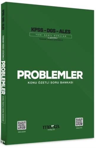 2023 KPSS DGS ALES Problemler Konu Özetli Yeni Nesil Soru Bankası Tamamı Video Çözümlü Marka Yayınları - 1