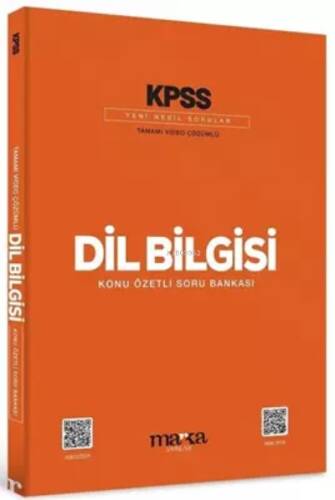 2023 KPSS Dil Bilgisi Konu Özetli Yeni Nesil Soru Bankası Tamamı Video Çözümlü Marka Yayınları - 1