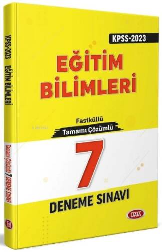 2023 KPSS Eğitim Bilimleri 7 Deneme Çözümlü - 1