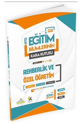 2023 KPSS Eğitim Bilimlerinin Kara Kutusu Rehberlik ve Özel Öğretim Çıkmış Sorular Soru Bankası Çözümlü İnformal Yayınları - 1