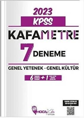 2023 KPSS Genel Yetenek Genel Kültür Kafametre 7 Deneme Çözümlü - 1