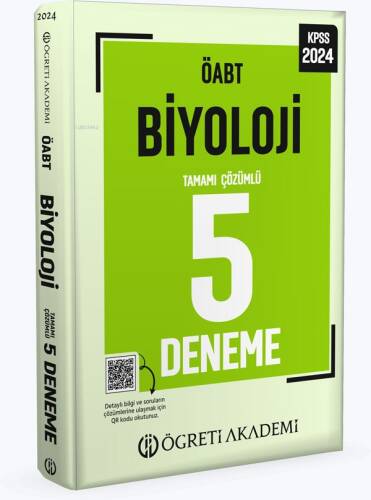 2023 KPSS ÖABT Biyoloji 5 Deneme - 1