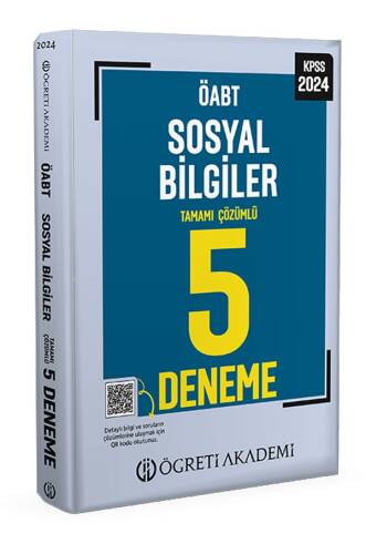 2023 KPSS ÖABT Sosyal Bilgiler 5 Deneme - 1