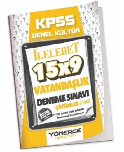 2023 KPSS Vatandaşlık İLELEBET 15x9 Deneme Çözümlü - 1