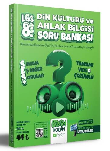 2023 LGS 8.Sınıf Din Kültürü ve Ahlak Bilgisi Tamamı Video Çözümlü Soru Bankası - 1