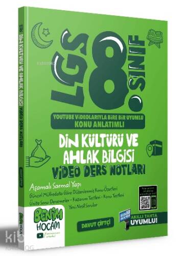 2023 LGS 8.Sınıf Din Kültürü ve Ahlak Bilgisi Video Ders Notları (Konu Anlatımı) - 1