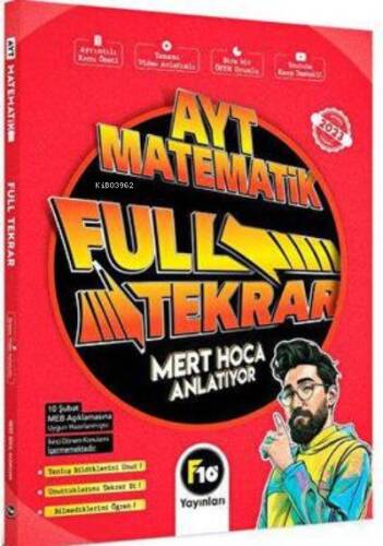 2023 Mert Hoca AYT Matematik Full Tekrar Video Ders Kitabı - 1