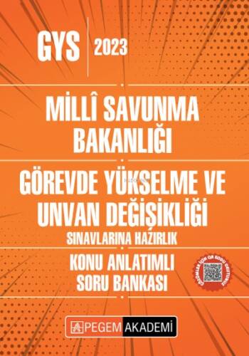 2023 Milli Savunma Bakanlığı Görevde Yükselme ve Unvan Değişikliği Sınavı Konu Anlatımlı Soru Bankası - 1