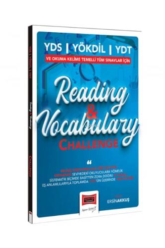 2023 YDS YÖKDİL YDT ve Okuma Kelime Temelli Tüm Sınavlar İçin Reading And Vocabulary Challenge - 1